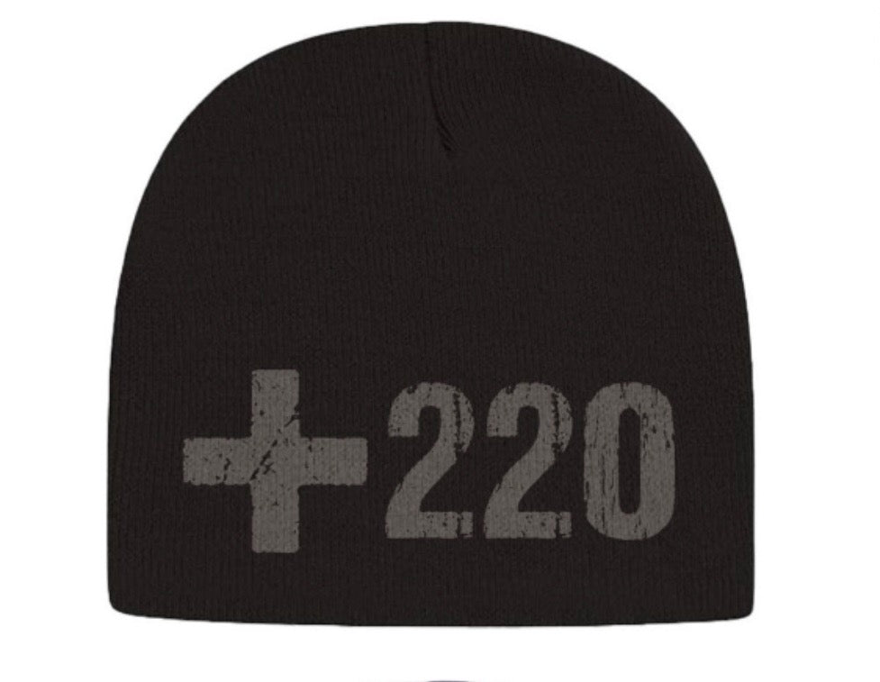 +220 Black Beanie